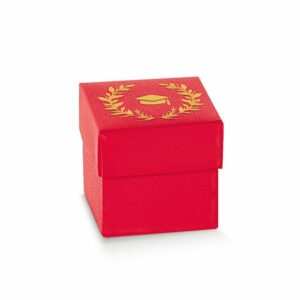 Laurea Alloro, Scatola gift porta confetti cubo