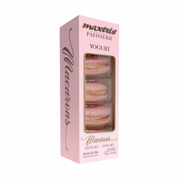 Macaron gusto Yogurt, rosa