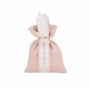 Sacchetto portaconfetti raso rosa, Il Mio Battesimo