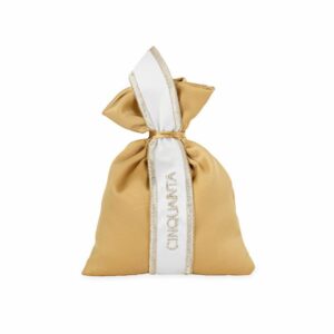 Sacchetto portaconfetti raso oro, Cinquanta