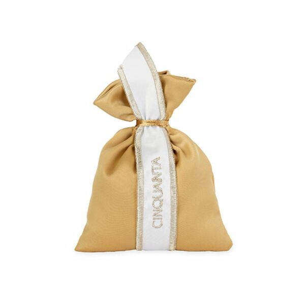 Sacchetto portaconfetti raso oro, Cinquanta