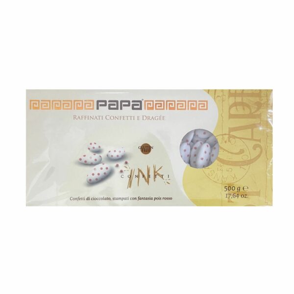 Confetti Papa, al cioccolato con pois rosso - immagine 2