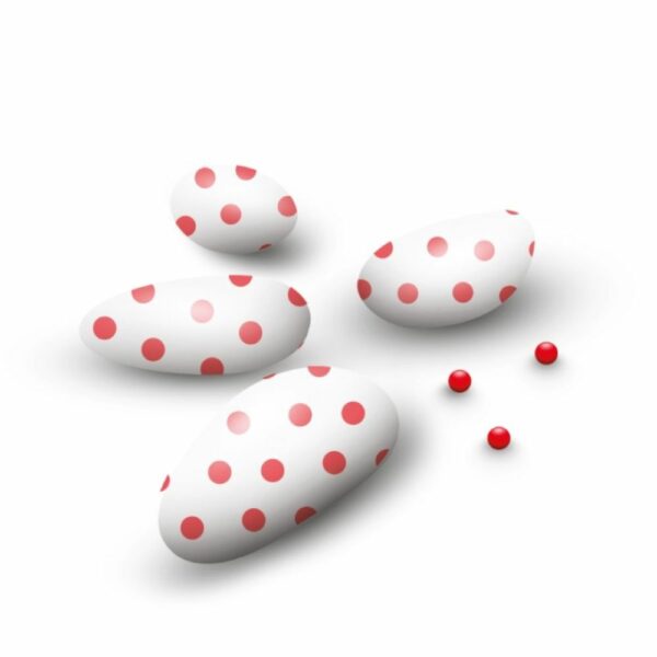 Confetti Papa, al cioccolato con pois rosso