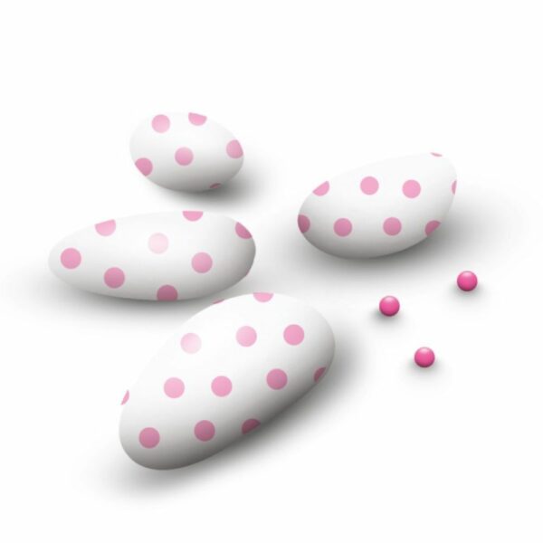 Confetti Papa, al cioccolato con pois rosa