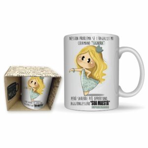 Collezione BUBINE, Tazza in ceramica BUBINA, Sua Maestà