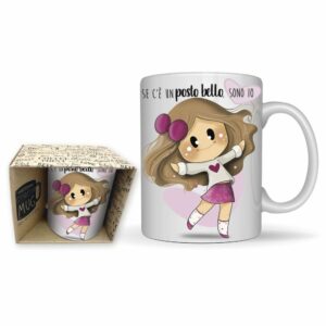 Collezione BUBINE, Tazza in ceramica BUBINA, Se c'è un Posto bello