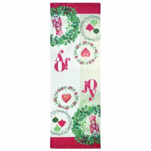 Runner 100% cotone stampa ghirlande