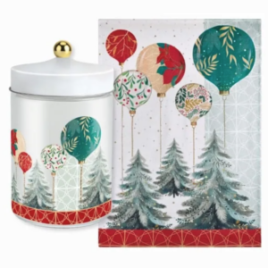 Set Barattolo con strofinaccio, Alberi