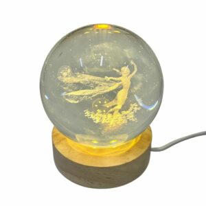 Lampada sferica luminosa Fatina, 8 cm