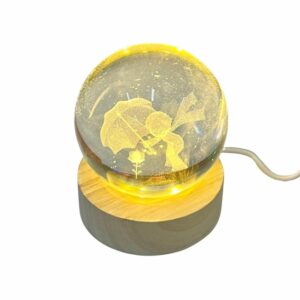 Lampada sferica luminosa Piccolo Principe, 6cm