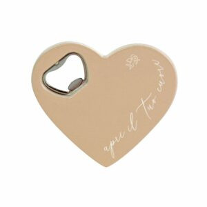 APRIBOTTIGLIE Cuore in melamina, Beige