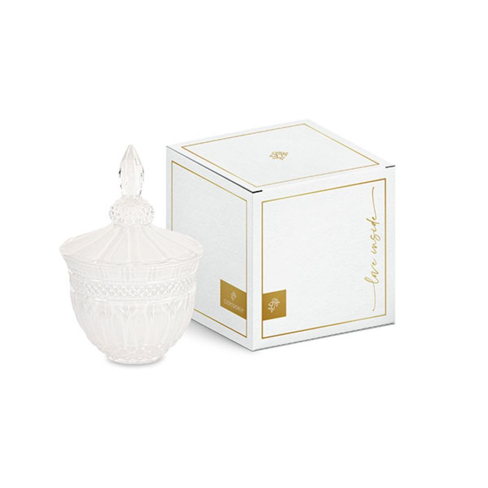 Potiche porta confetti, bianco