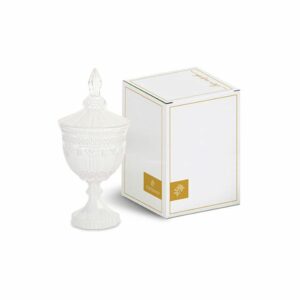 Potiche porta confetti, bianco