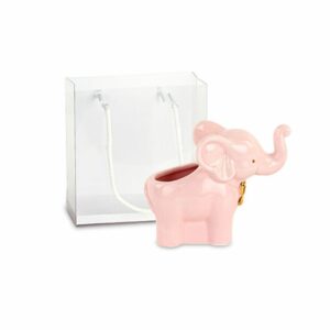 Vasetto porta piantina Elefantino, rosa