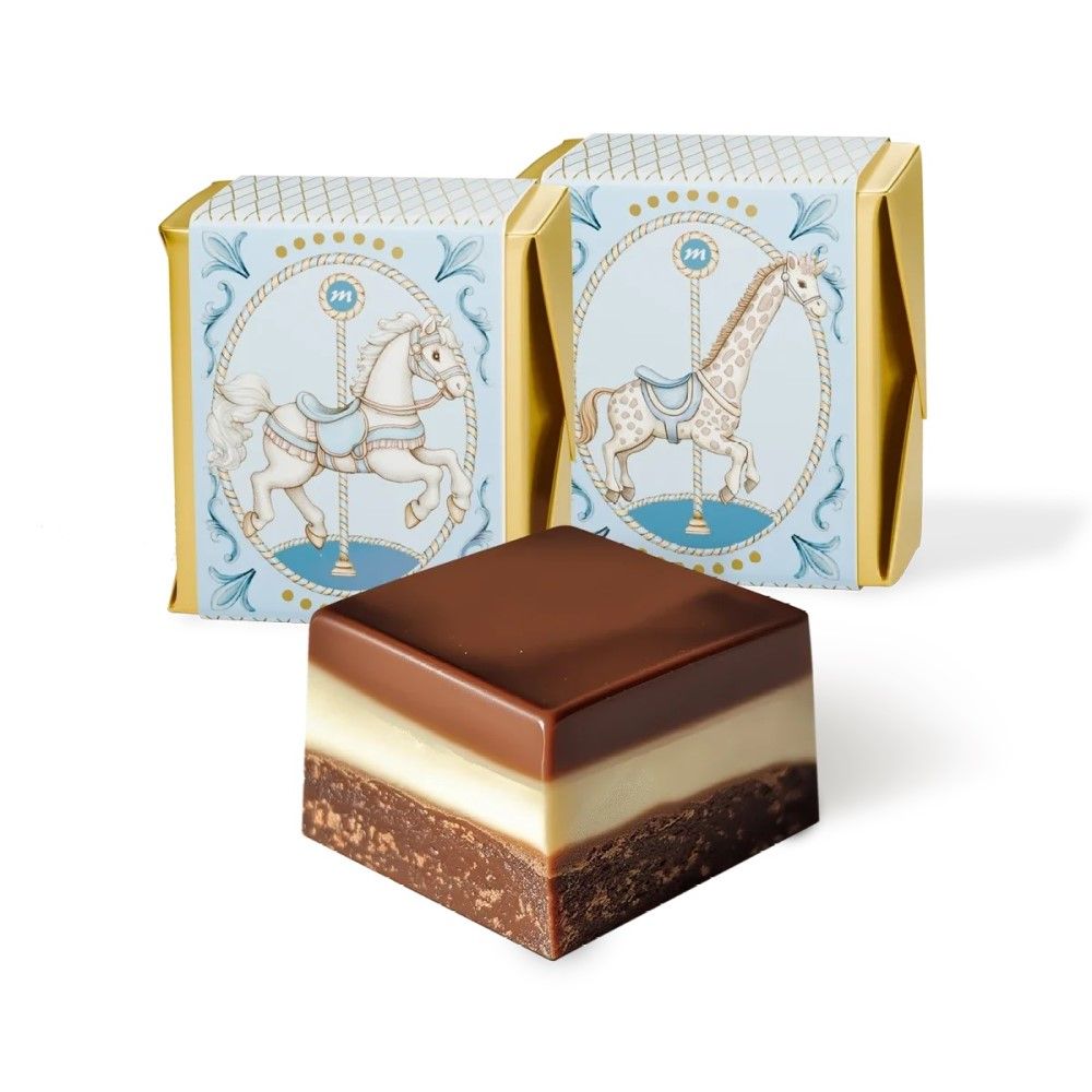 Maxtris, Cremino Baby, scatola regalo, celeste - immagine 2