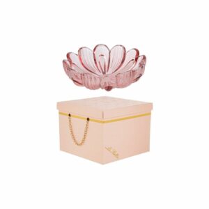 Coppetta in vetro a forma di fiore, ciliegia