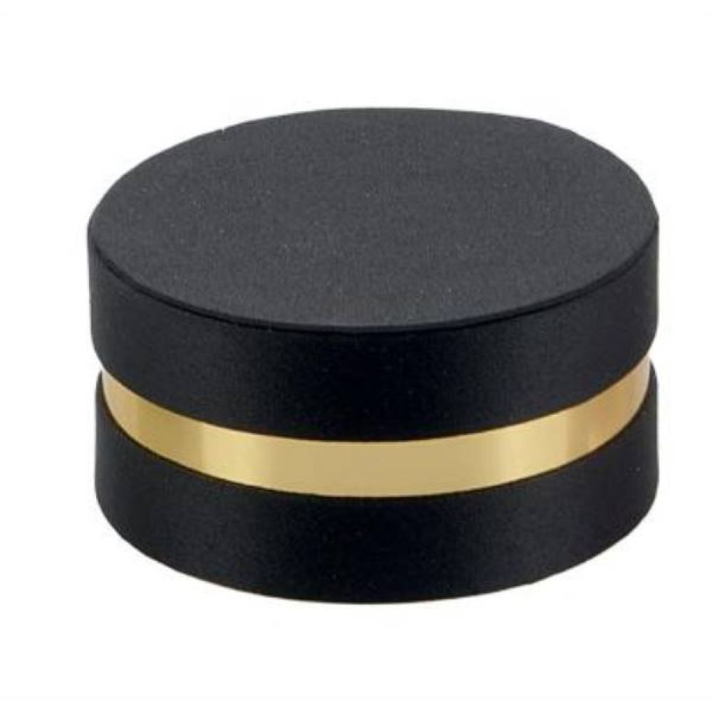 Scatolina Tonda porta confetti laurea, nero