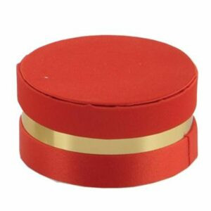 Scatolina Tonda porta confetti laurea, rosso