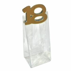 Shopper con manico 18 ANNI, oro