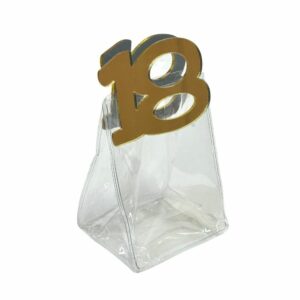 Shopper con manico 18 ANNI, oro