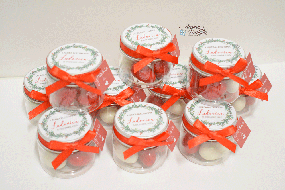 Barattolino Laurea personalizzato