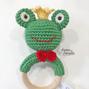 Sonaglino Principe Ranocchio, amigurumi