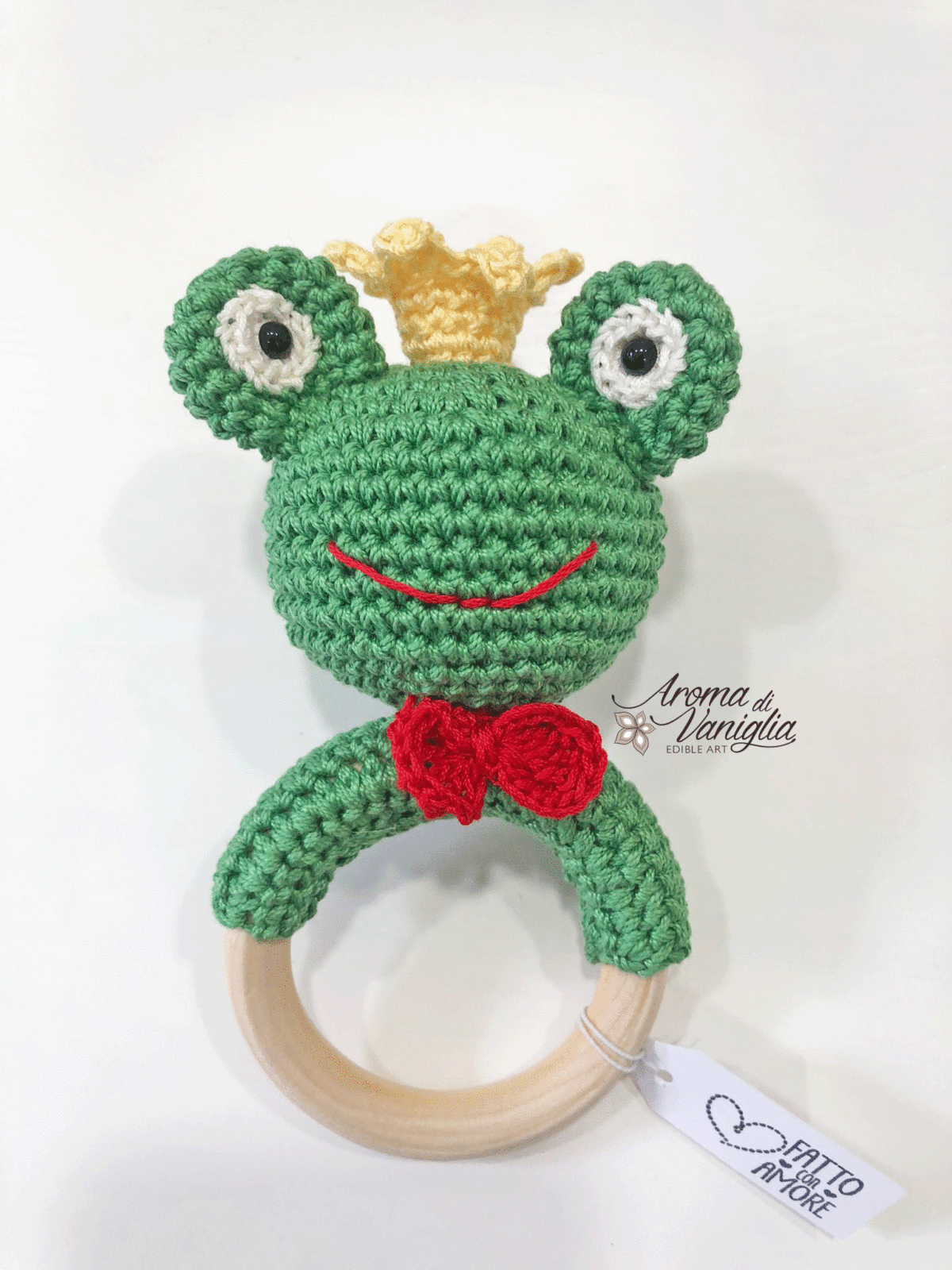 Sonaglino Principe Ranocchio, amigurumi