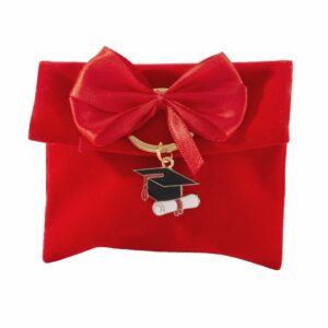 ATENEO Pochette rossa con portachiavi TOCCO